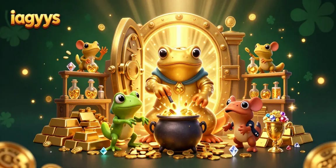 Experience thrilling excitement with iagyys as the golden salamander transmutates riches!