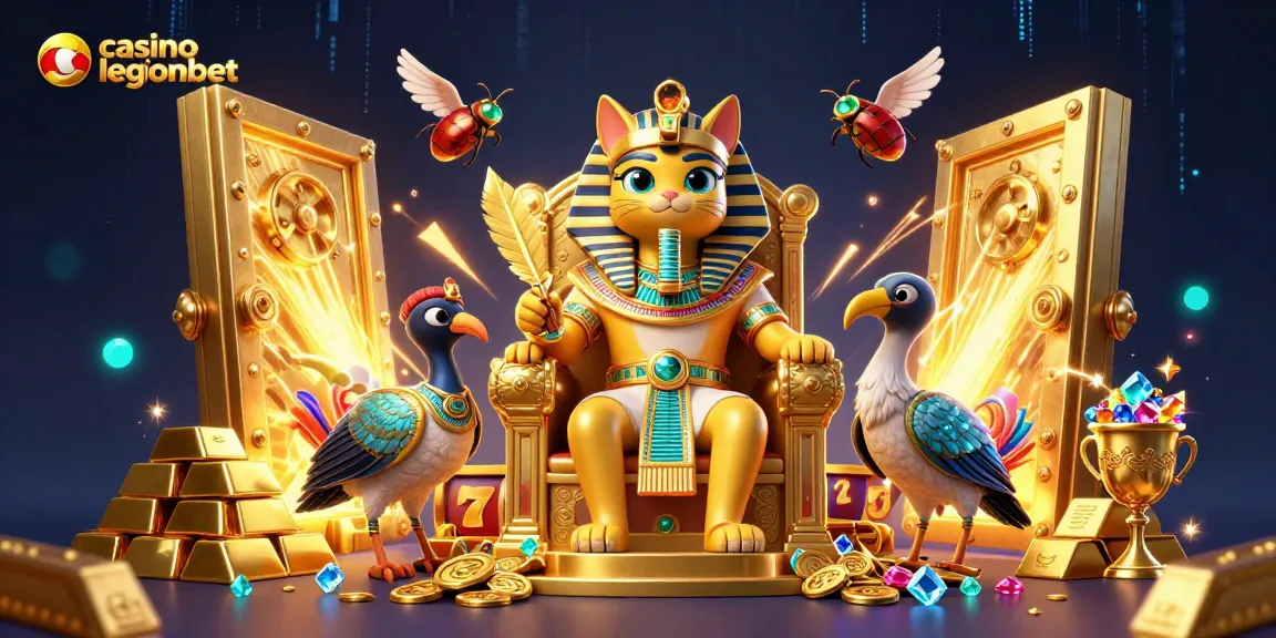 Join the excitement at casino legionbet with this vibrant illustration of gaming triumph!