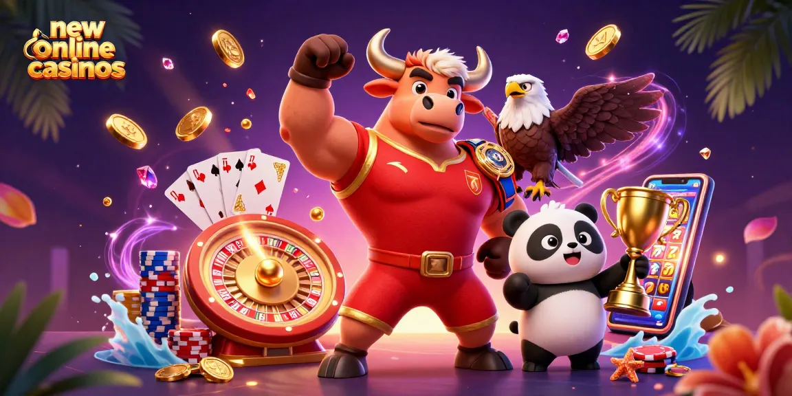 Engage with new online casinos featuring thrilling mascots, vibrant elements, and exciting game action.