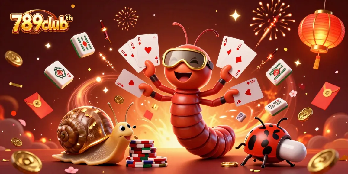 Engage with 789clubth amidst a vibrant casino scene full of excitement and dynamic gaming elements.