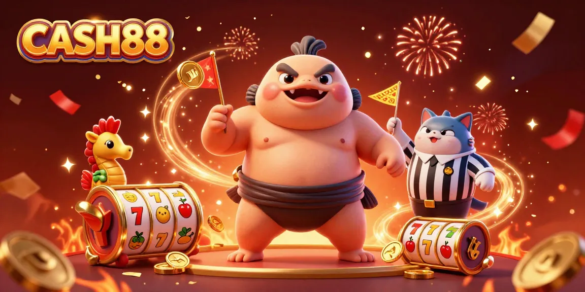 CASH88 offers thrilling slot action with vibrant characters and festive elements in a dynamic underwater scene.